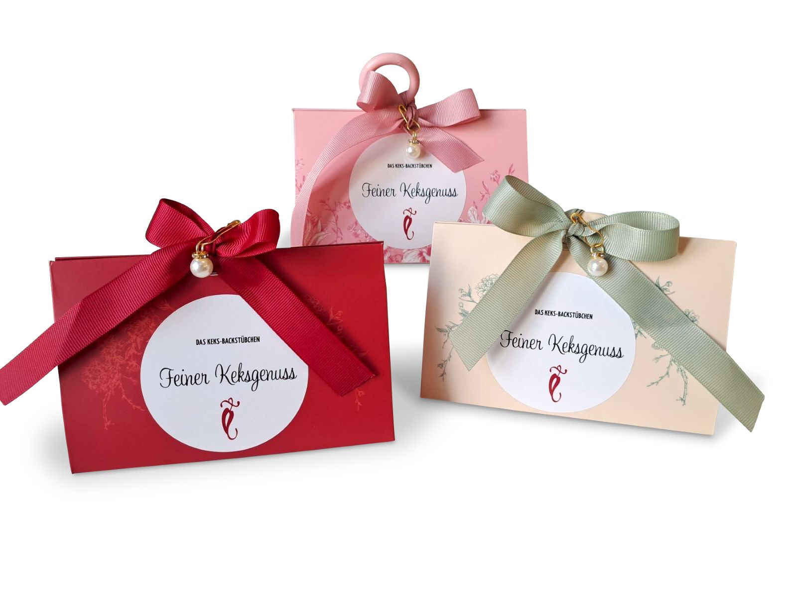 Keks-Geschenktäschchen Rot