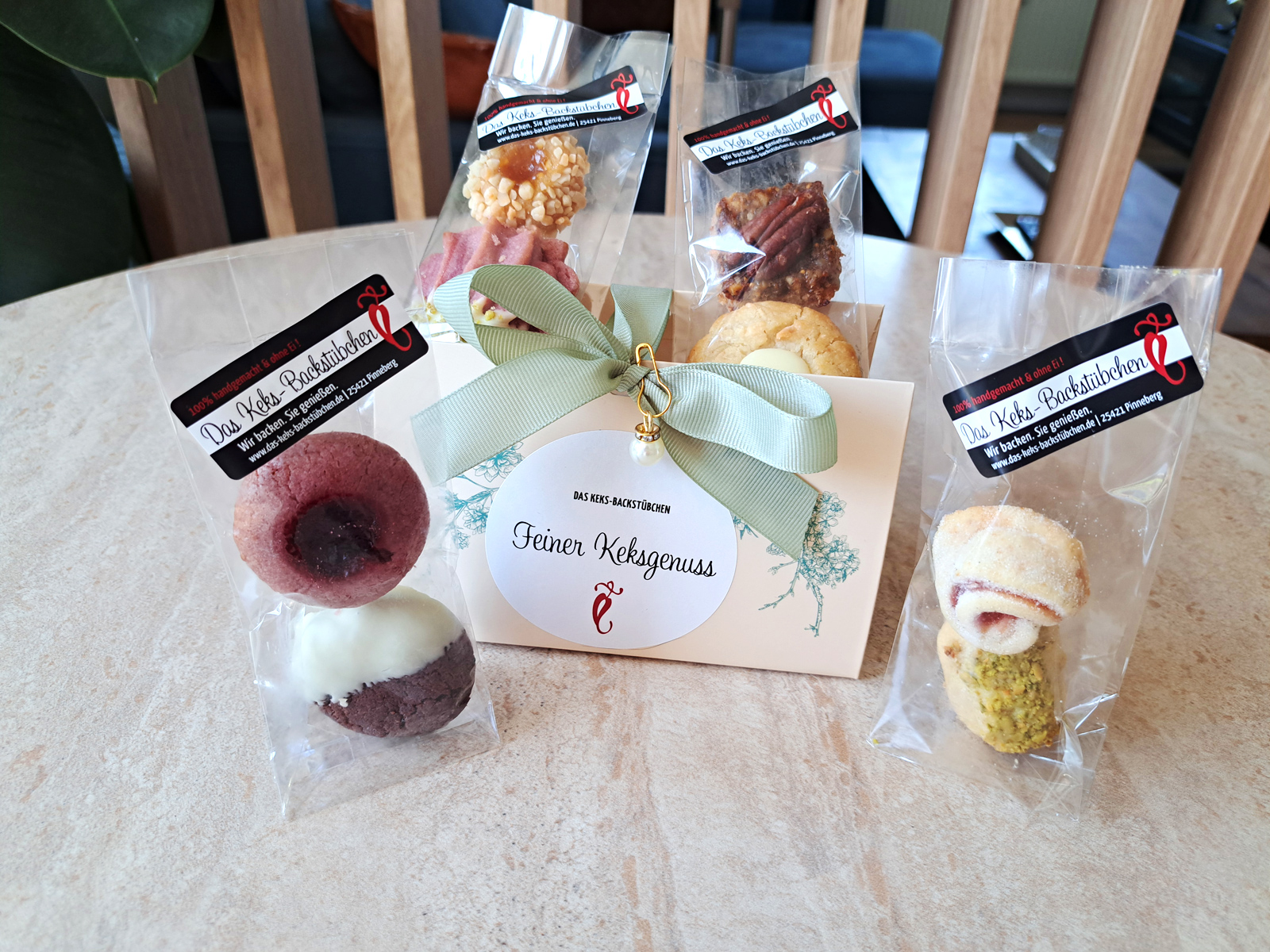 Keks-Geschenktäschchen Rot
